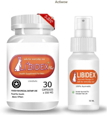 libidex Capsule & Oil A Health Boost in Every Capsule & Oil F23(30 Capsules)