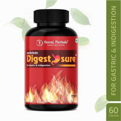 Suraj Herbals DigestOsure Capsule(Pack of 2, 60 Capsules)