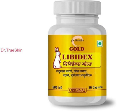 Dr.TrueSkin Libidex Gold Capsules Original Drive Rejuvenation Endurance(30 Capsules)