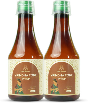 ALPHA AYURVEDA VRINDHA TONE SYRUP - Pack of 2 (200 ML Each) for Women's Health & Wellness(Pack of 2, 400 ml)