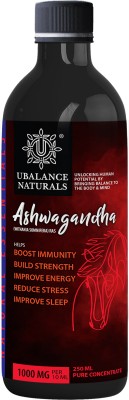 Ubalance Naturals Ashwagandha 1000MG | Boost Immunity and Strength | 250ml