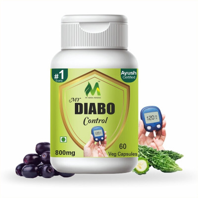 my herbal remedies DIABO Control - 60 Veg Capsules 800mg(60 ml)