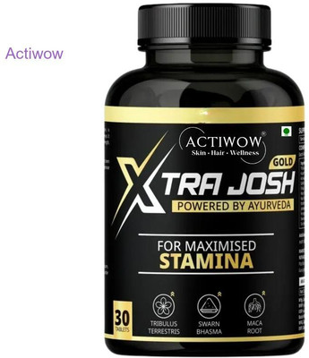 ACTIWOW Xtra Josh Gold Capsules with Ayurvedic Blend(30 Capsules)