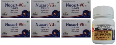 Gufic Nucart-VG Tablets for osteoarthritis With Leaf Rhumawat 20 Tab(Pack of 7)