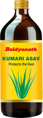 Baidyanath Kumari Asav | Ayurvedic Liver & Digestive Tonic with Aloe Vera Power(450 ml)