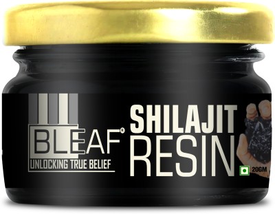 Bleaf Himalayan Shilajit Resin|For Strength, Power & Stamina|Premium Vitality|20g