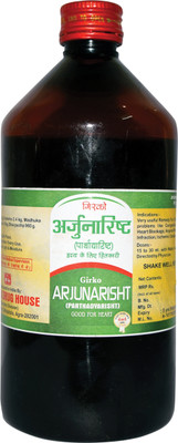 Girko Arjunarisht I Arjunarishta I Cardiac Tonic I Pack of 3 x 450 ml.(Pack of 3, 1350 ml)