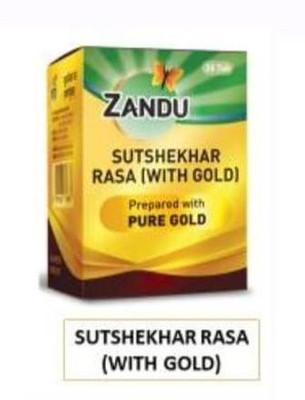 ZANDU Sutshekhar Rasa with Gold - 30 Tablets(30 Tablets)