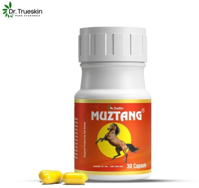 Dr.TrueSkin Liv Muztang Herbal Men’s Vital Force Energy 30 Capsules AY01(30 Capsules)