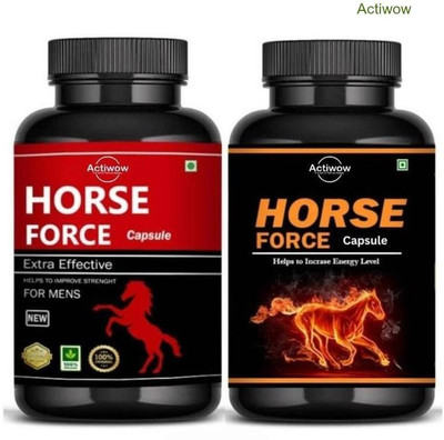 ACTIWOW Horse Force Capsule Combo Strength Backed by Tradition VGH01 F06(30 Capsules)