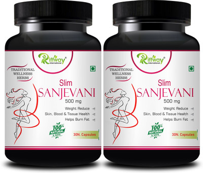 Riffway Sanjevani Health Capsule | Weight Loss Capsule Fast Fat Burner(Pack of 2, 60 Capsules)