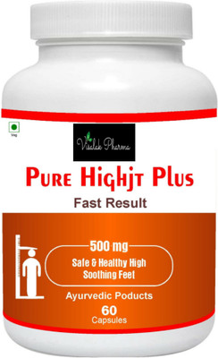 visalak pharma Pure Height Plus Height increase Capsule for Men & Women(60 Capsules)