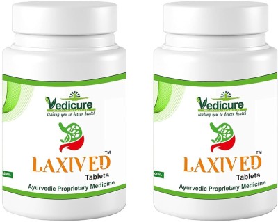 vedicure Laxived Tablet; Ayurvedic Medicine for Instant Relief in Kabj, Gas, Constipation(Pack of 2)