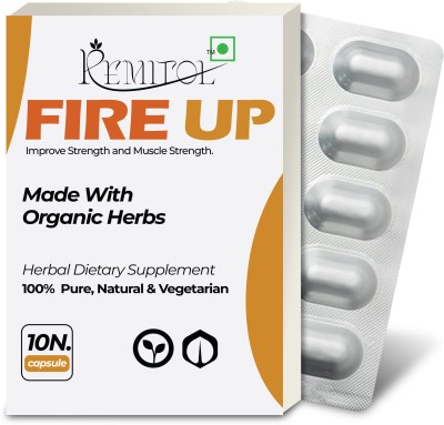 Remitol Fire Up Wellness Power Capsule For Men \ For Strength Good For Health