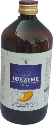 DEE INDIA HERBALS Ayurvedic Deezyme Digestive Enzyme Syrup ( 450 ml ) Pack Of 1