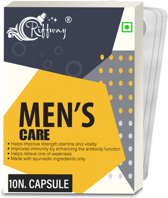 Riffway Men's Care Wellness Power Capsule For Men Recharge Your Energy Levels - Immunity(Pack of 3, 30 Capsules)