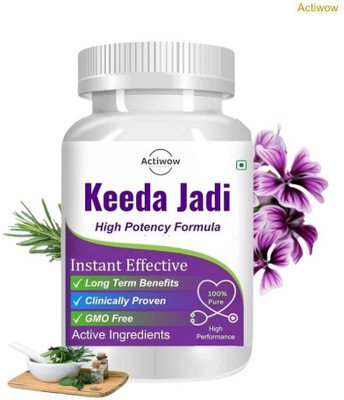ACTIWOW Keeda Jadi Capsule Herbal Aid for Physical Vitality(30 Capsules)