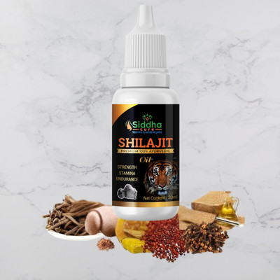 Siddha cure Shilajit oil for Man Stamina,Strength and Endurance(30 ml)
