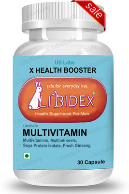 US Labs Libidex Multivitamin Capsule Men + 1 Shilajit Gold & 1 Libidex Oil(30 Capsules)
