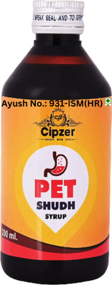 CIPZER Pet Sudh Syrup 200 ML | For Constipation, Gastric Relief & Cures Acidity Issues(200 ml)