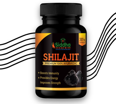Siddha cure Shilajit Endurance Capsules – Fuel for Body, Mind & Performance(30 Capsules)