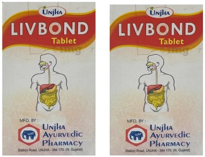 Unjha Livbond Tablet (2 Packs, 50 Each)(Pack of 2)