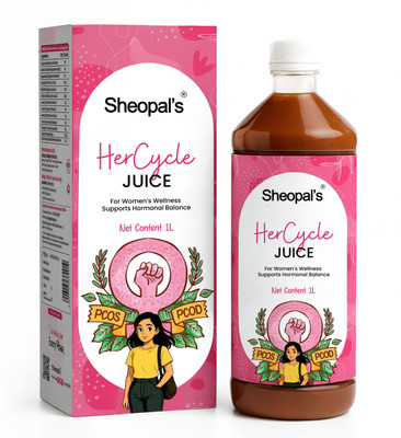 Sheopals Her cycle She Care Juice for Support Hormonal Balance, PCOS & PCOD, Period Pain(1 kg)