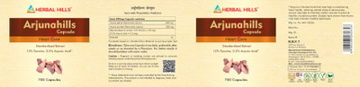 Herbal Hills Arjunahills 700 Capsule Pack of 5(Pack of 5, 3500 Capsules)