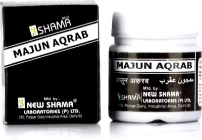 New Shama Majun Aqrab(60g Pack of 2) Comes with shandaar rose water(Pack of 2, 120 g)