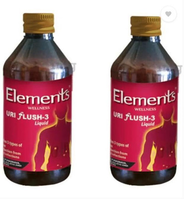 Elements WELLNESS Uri Flush-3 pack of 2(Pack of 2, 400 ml)