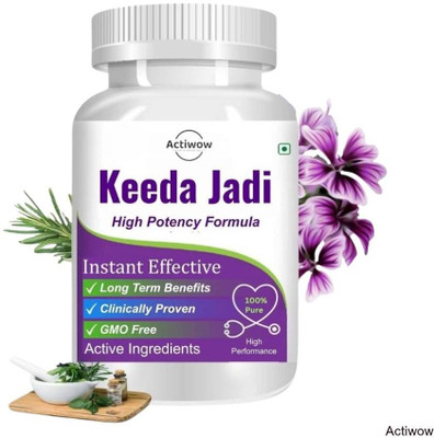 ACTIWOW Keeda Jadi Capsule For a Stronger, Better You Jadi01 Plant-Based Protein(30 Capsules, No Flavor)