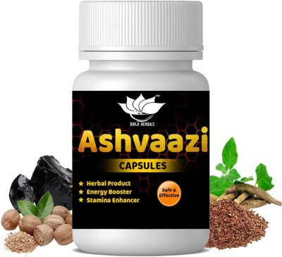 BIRJI HERBALS AYURVEDIC ASHVAAZI CAPSULES 60veg capsules pack of 1