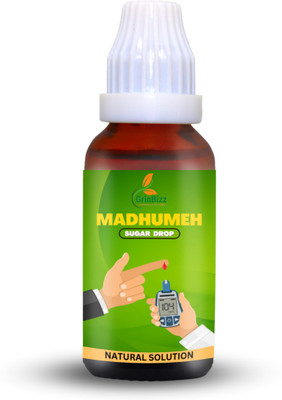 grinbizz Madhu Sugar Drop Support To Control Diabetes/Sugar Level/Maintain Insulin Level Nutrition Bars(30 ml, unflavored)