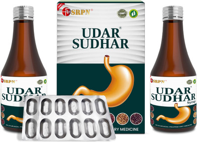 srpn Udar Sudhar Syrup And Tablets(Pack of 2, 200 ml, 200 ml, 50 g)