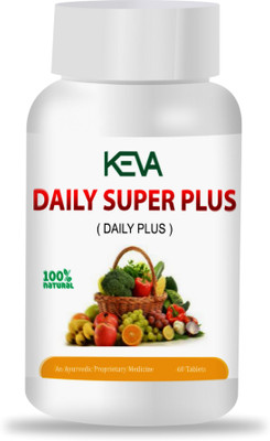 KEVA Daily Super Plus Tablets for Nutritional & Daily Protein(60 Tablets)