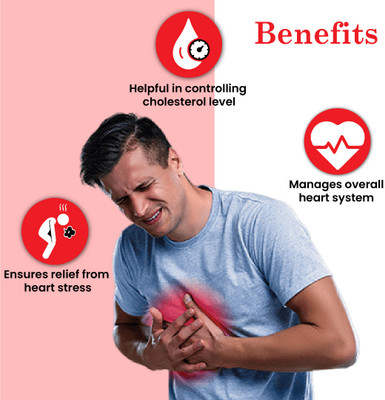 CIPZER Heart Calm Syrup(200 ML)-Manages cholesterol levels,Improve overall heart health(200 ml)