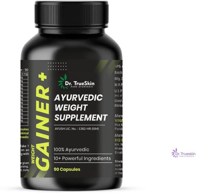 Dr.TrueSkin Weight Gainer+ Capsules Herbal Vital Support(90 Capsules)