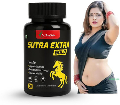 Dr.TrueSkin Sutra Extra Gold Capsules Natural Vital Energy Support(30 Capsules)