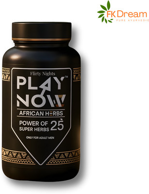 Flirty Night Play More Natural Vigor and Stamina Boost with 25 Power African Super Herbs(150 g)