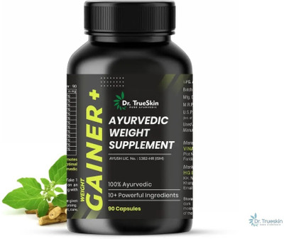 Dr.TrueSkin Weight Gainer+ Capsules for Power & Endurance 90CAPS(90 Capsules)
