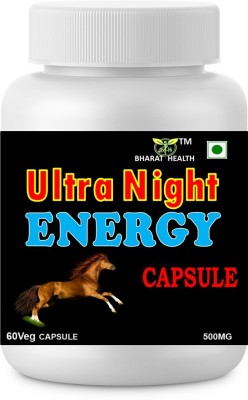 BHARAT HEALTH ULTRA NIGHT ENERGY 60 VEG CAPSULE PACK OF 1 MONTH