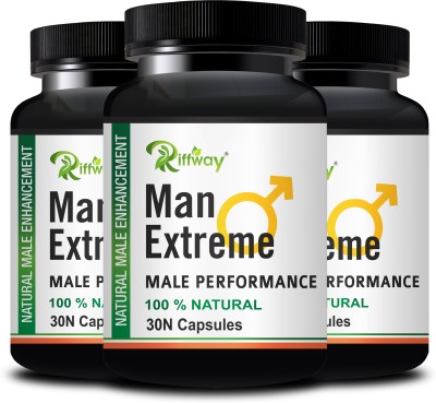 Riffway Man Extreme Herbal Supplement For Stable Improves Time and Energy(Pack of 3)