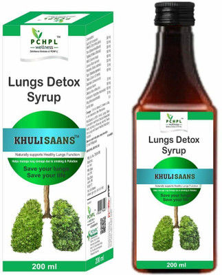 PCHPL Wellness Khuli Saans Lung Detox/Cleanser Syrup- 200ml(200 ml)
