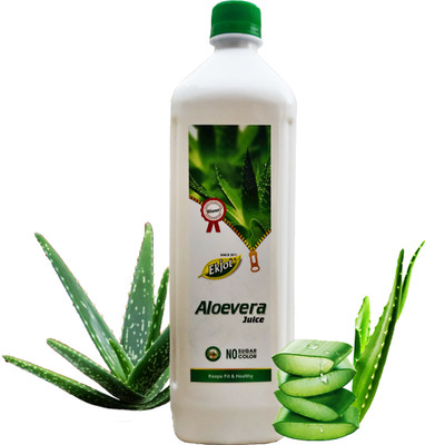 Ekjot Aloe Vera Juice (with Pulp) 1L | Rejuvenates Skin and Hair | No Added Sugar(1 L)