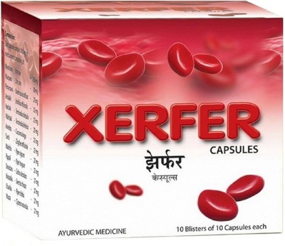 AVN Xerfer Capsules - Helps in Anaemia, Improves Haemoglobin Levels (360 Capsules)(Pack of 3)