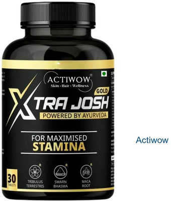 ACTIWOW Xtra Josh Gold Capsules - Ancient Herbs Modern Power(30 Capsules)