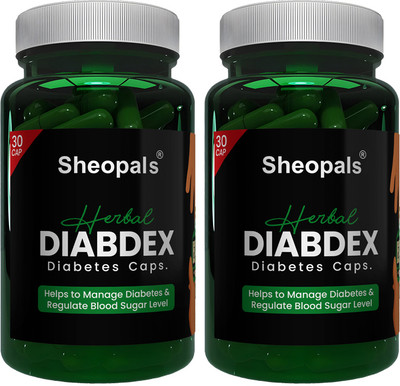 Sheopals Herbal Diabdex Capsule With Methi, Punernava To Help Manage Blood Sugar Level(Pack of 2, 60 Capsules)