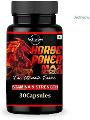 Horse Power Max Capsules Ayurvedic Solution to Boost Endurance X09(30 Capsules)