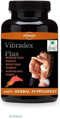 ACTIWOW Vibradex Plus Capsule Natural Wellness in Every Capsule I09(30 Capsules)