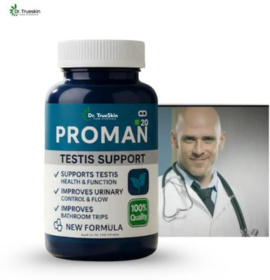 Dr.TrueSkin Proman Capsules Ayurvedic Power Source for Men(30 Capsules)